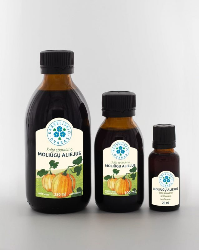 Moliūgų aliejus - 100 ml